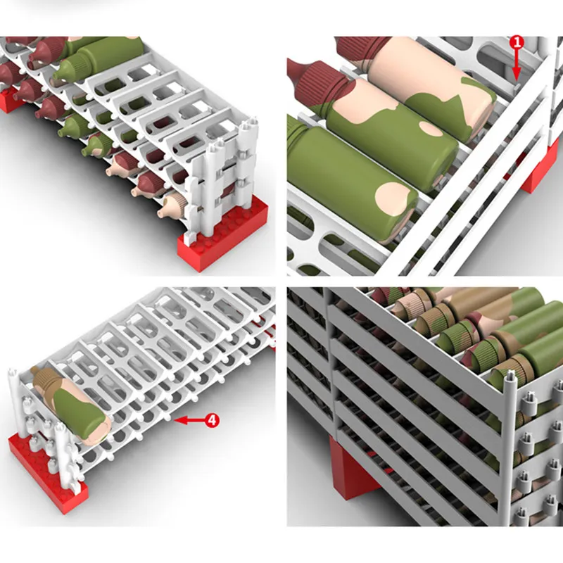 Paint Rack Water-based Pigment Combination Free Combination Compatibility AV AK AMMO PT006