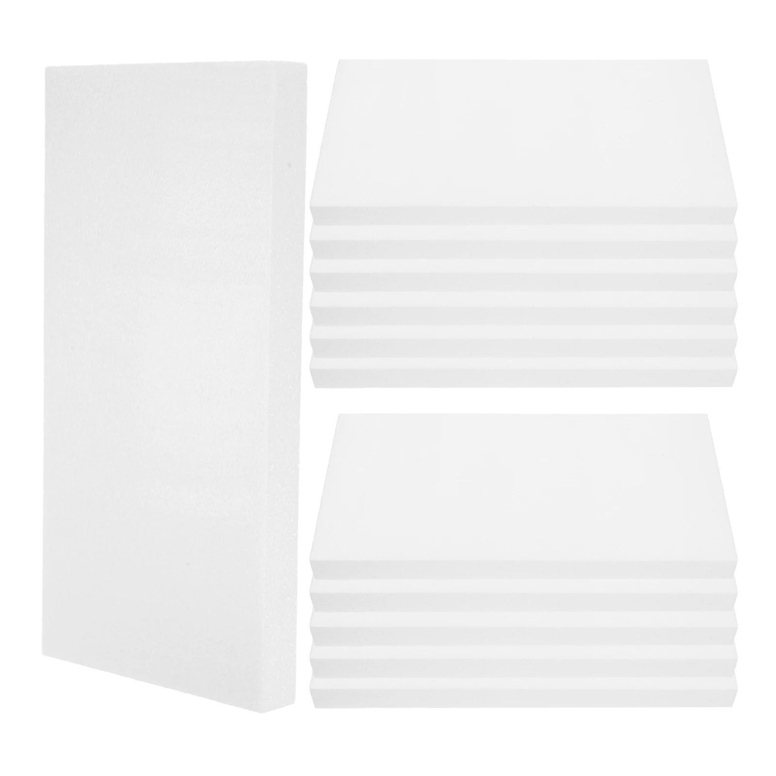

12pcs Foam Blocks Lightweight Easy Use DIY Art Crafts Painting Decorations School ing Rectangle Sheets Flower Carving Soft
