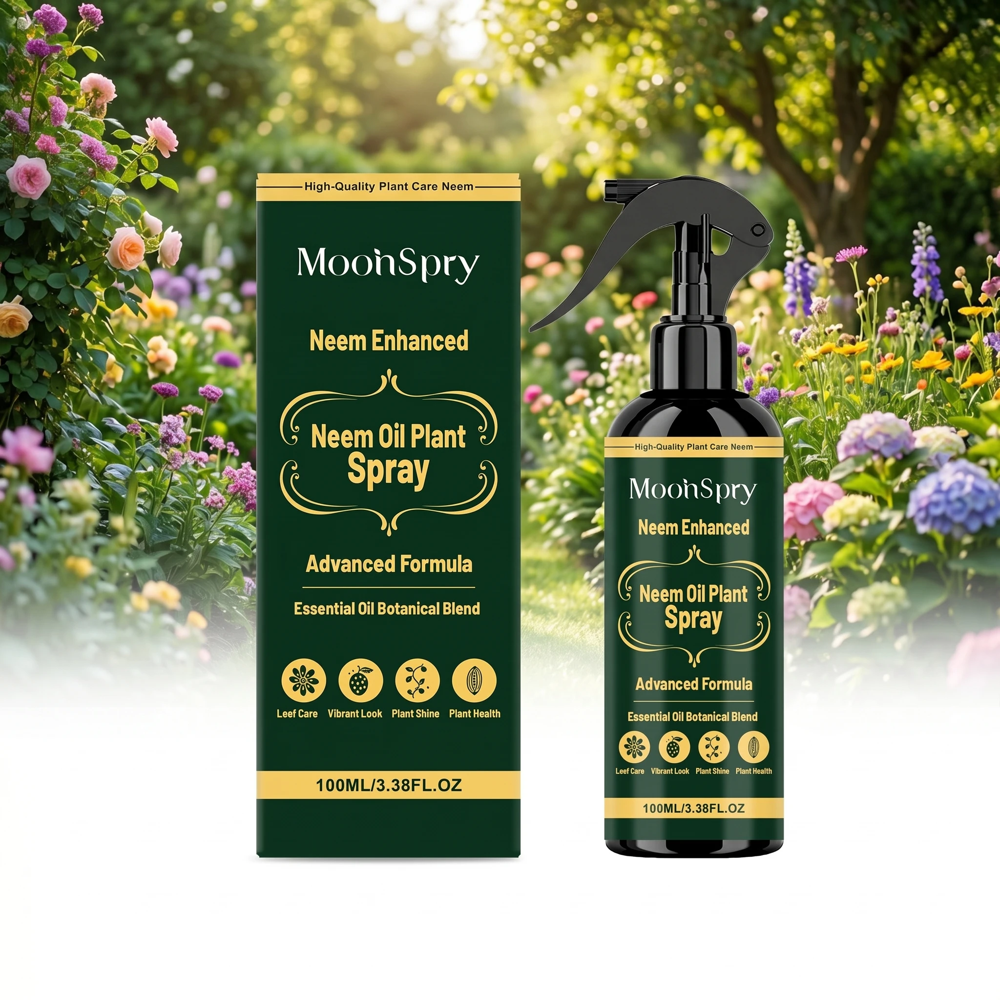 Neem Oil Plant Spray Lasting Luster Effectively Improves Plant Yield Leaf Growth Nutrient Supplement For Garden Plants Flowers