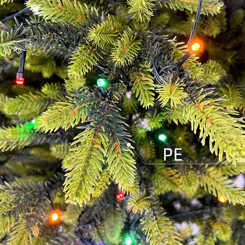 1.2 m /4.0 m encrypted PE leaves luminous LED Christmas tree decoration for Christmas and New Year