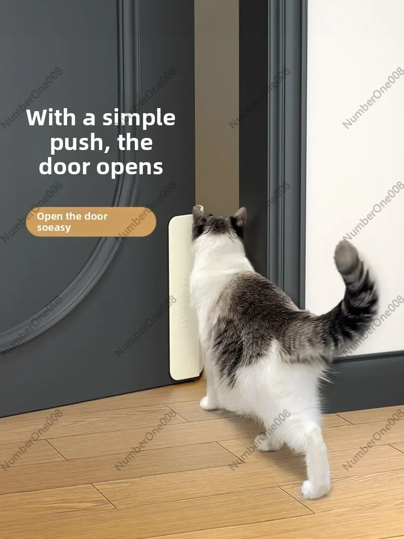Pet Free Entry and Exit Door, Two-way Entry and Exit Cat Door, Cat Door, Puppy Neutral Bedroom Door Switch Handy Gadget