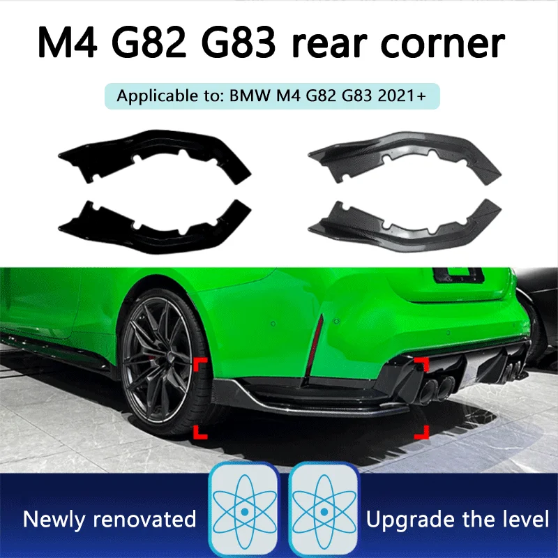 

Suitable for BMW M4 g82 g83 2021+ special rear corner body sticker spoiler modification accessories