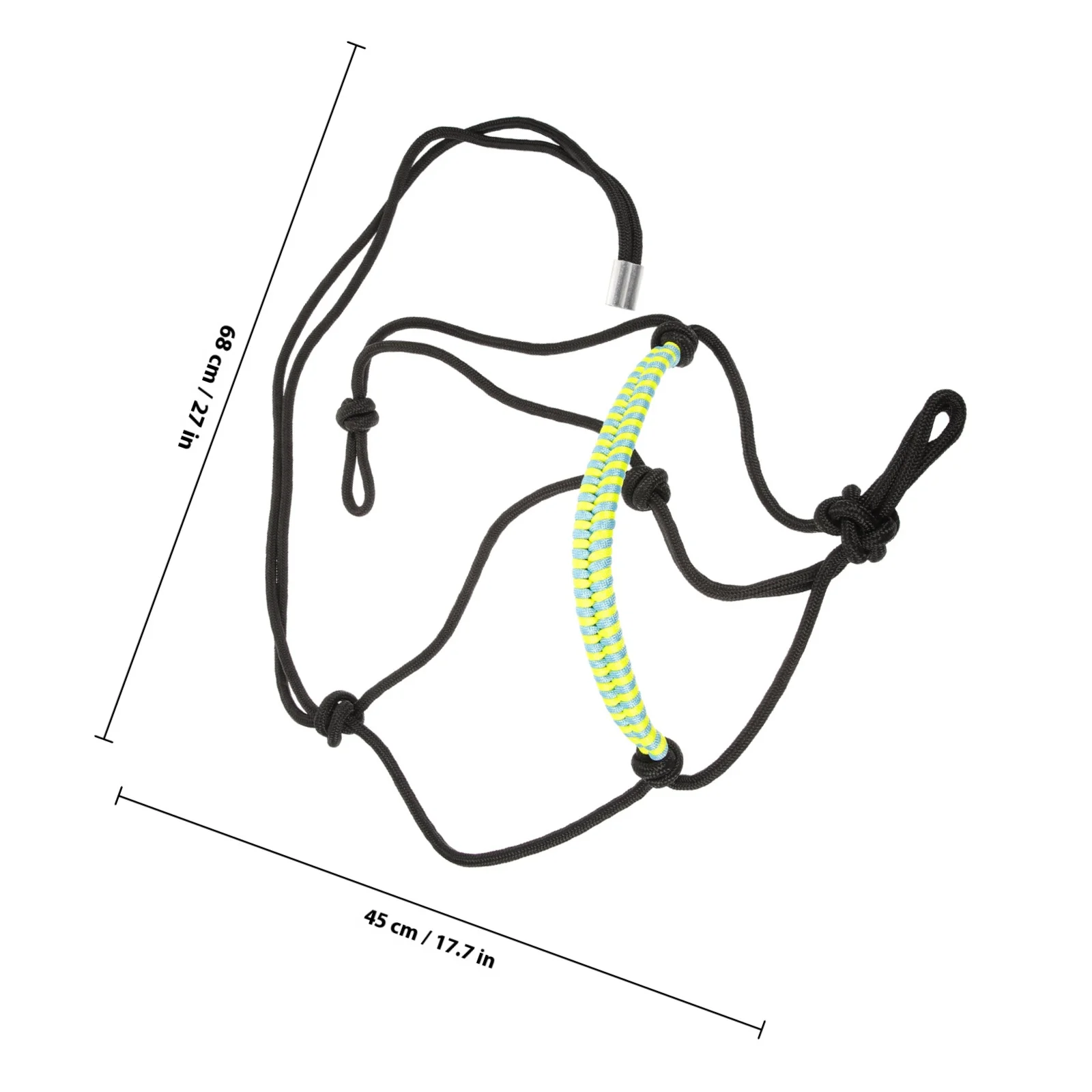 Horse Halter Nylon Rope Wear-Resistant Professional Training Outdoor Riding Horse Equipment Bitless Bridles Western