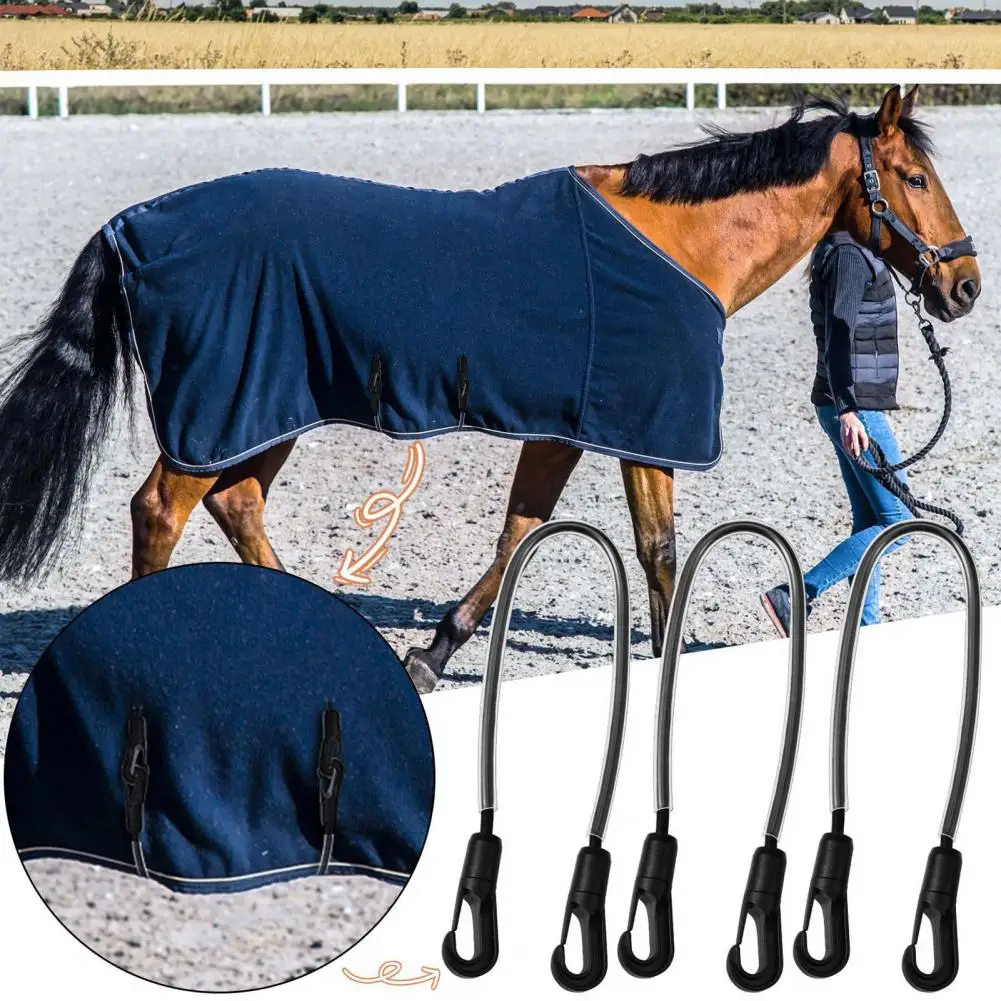 

Adjustable Elastic Horse Blanket Leg Strap 21-28 Inches Breathable Nylon for Safe Riding Equipment and Secure Installation