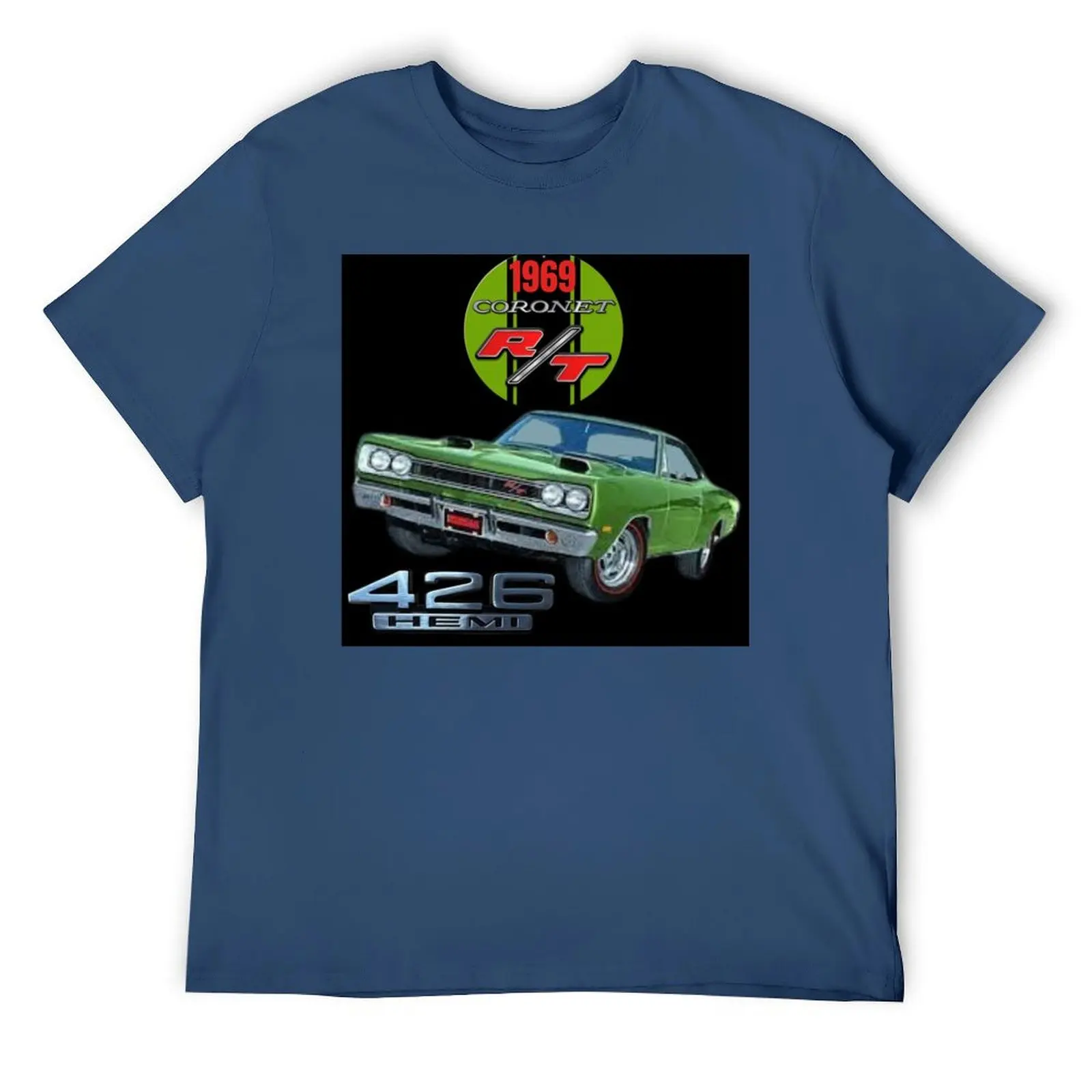 1969 Dodge Coronet R/T - Classic American Muscle Car Art T-Shirt oversized Funny t-shirts luxury t-shirt plain t shirts men