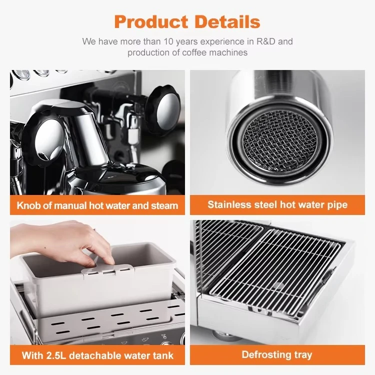 Gemilai G3145B Best Selling Smart Espresso Coffee Maker Instant Barista Tools for Hotels and Cafetera Kaffeemaschine