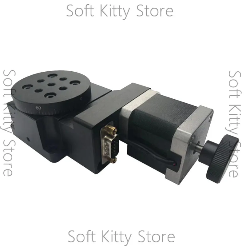 Y200RA60 Electric Rotary Stage Diameter 60MM Precision Indexing Table 360° Turntable Pan-Tilt
