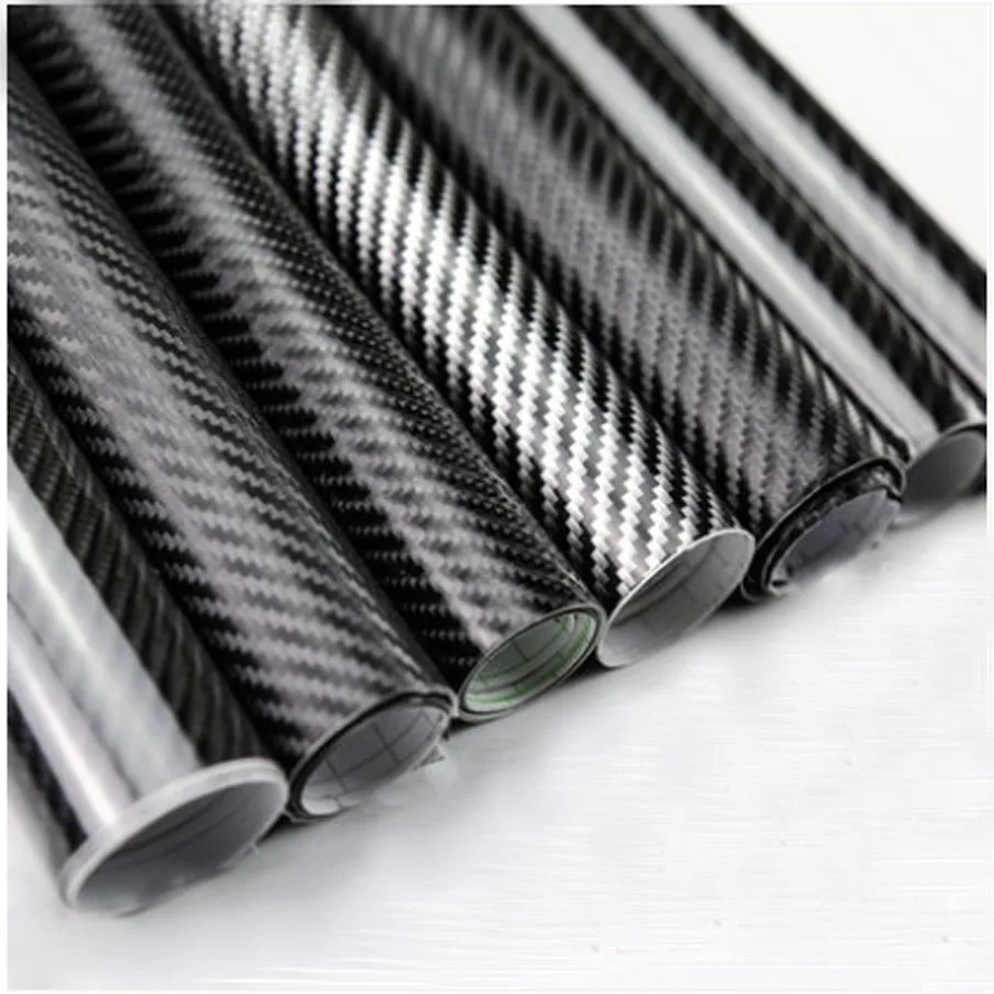 

2D 3D 4D 5D Carbon black glitter black Vinyl Wrap Self Adhesive Air Release Bubble Free Car Styling Membrane Sticker Decal Film