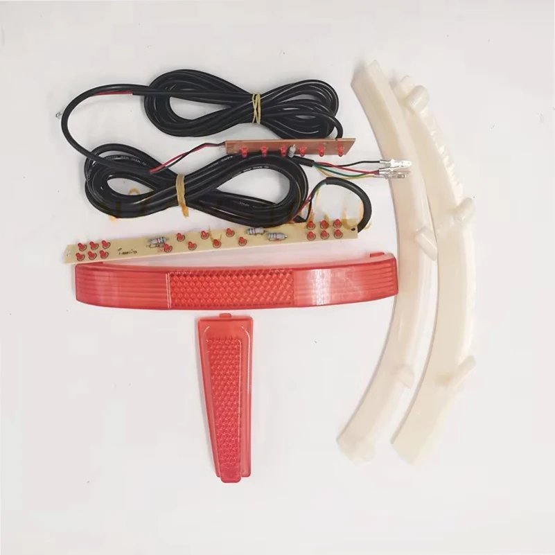 Flat noodles light strip used in the plastic shell of the rear fender of the Citycoco scooter China lamp accessories