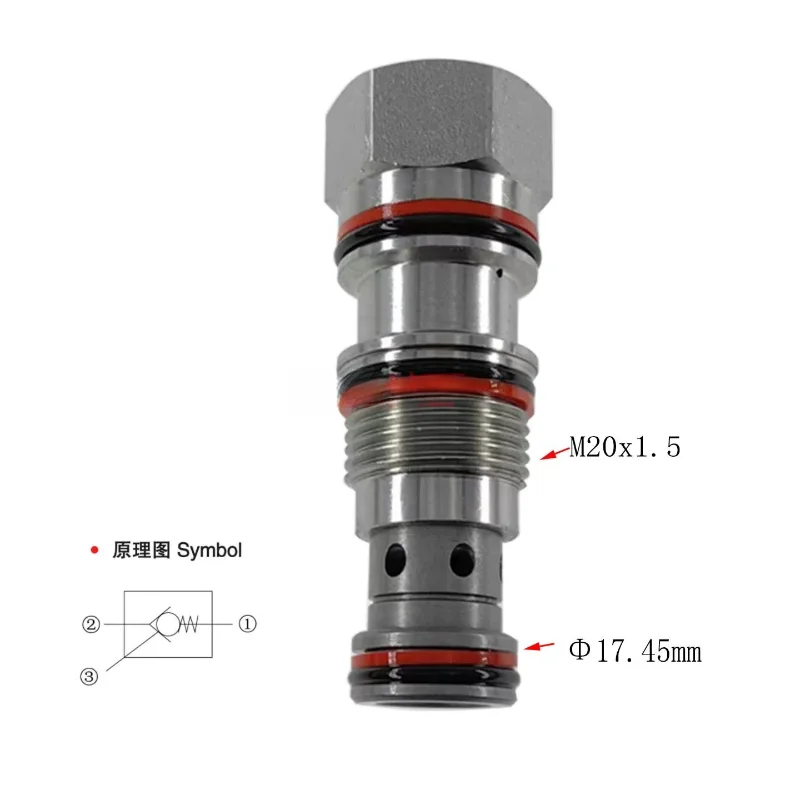 Cartridge Pilot Operated Check Valve CKCB CKGB CKEB Hydraulic Lock For Cylinder