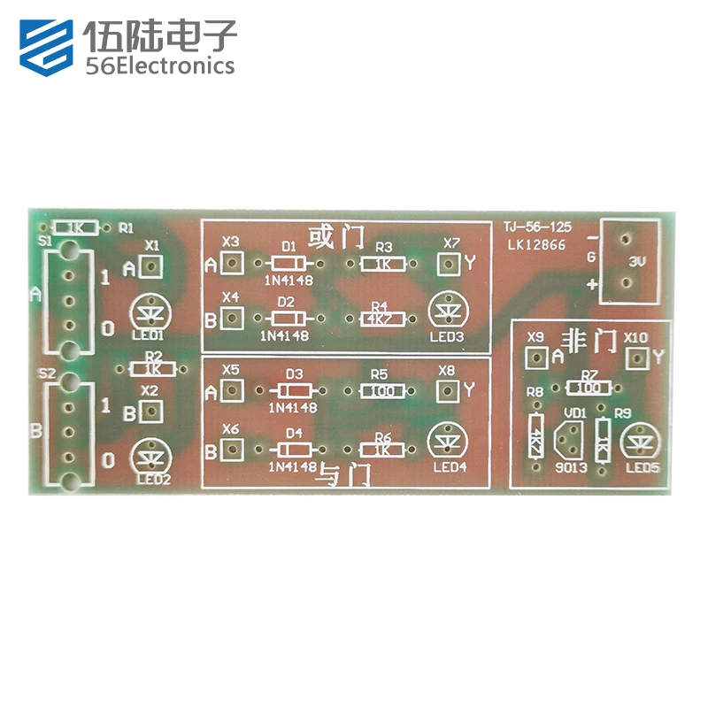 Kit Circuito Portão Componentes Discretos Peças sobressalentes DIY Kit Eletrônico Soldagem e Montagem Componentes