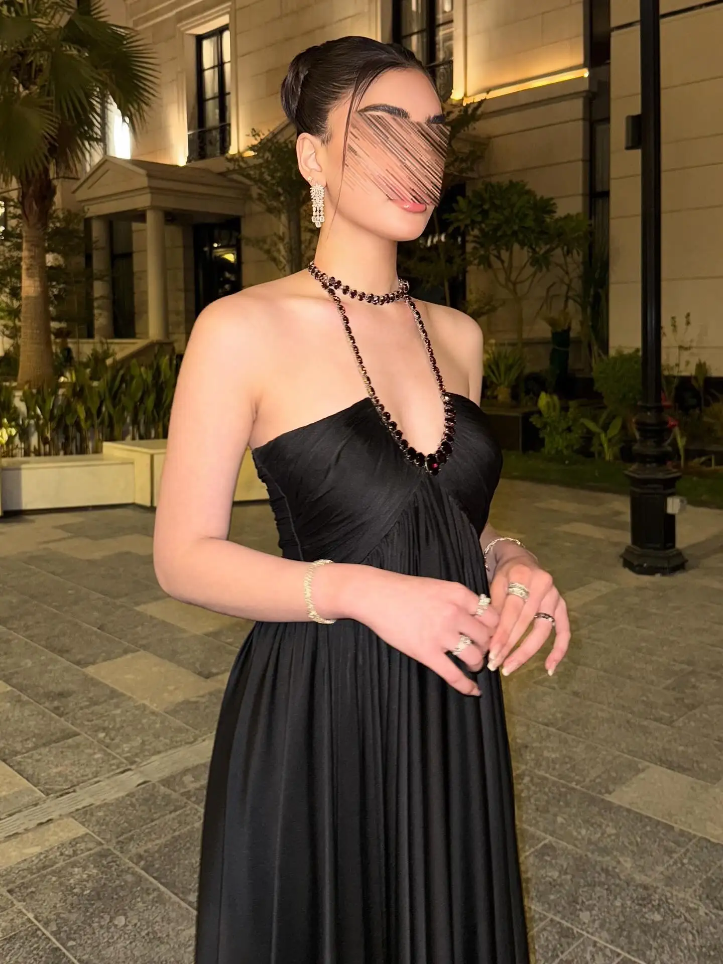 Customized Mermaid Halter Sleeveless Elegant Formal Evening Dress Fashion Bespoke Occasion Gowns High Quality Prom Dress