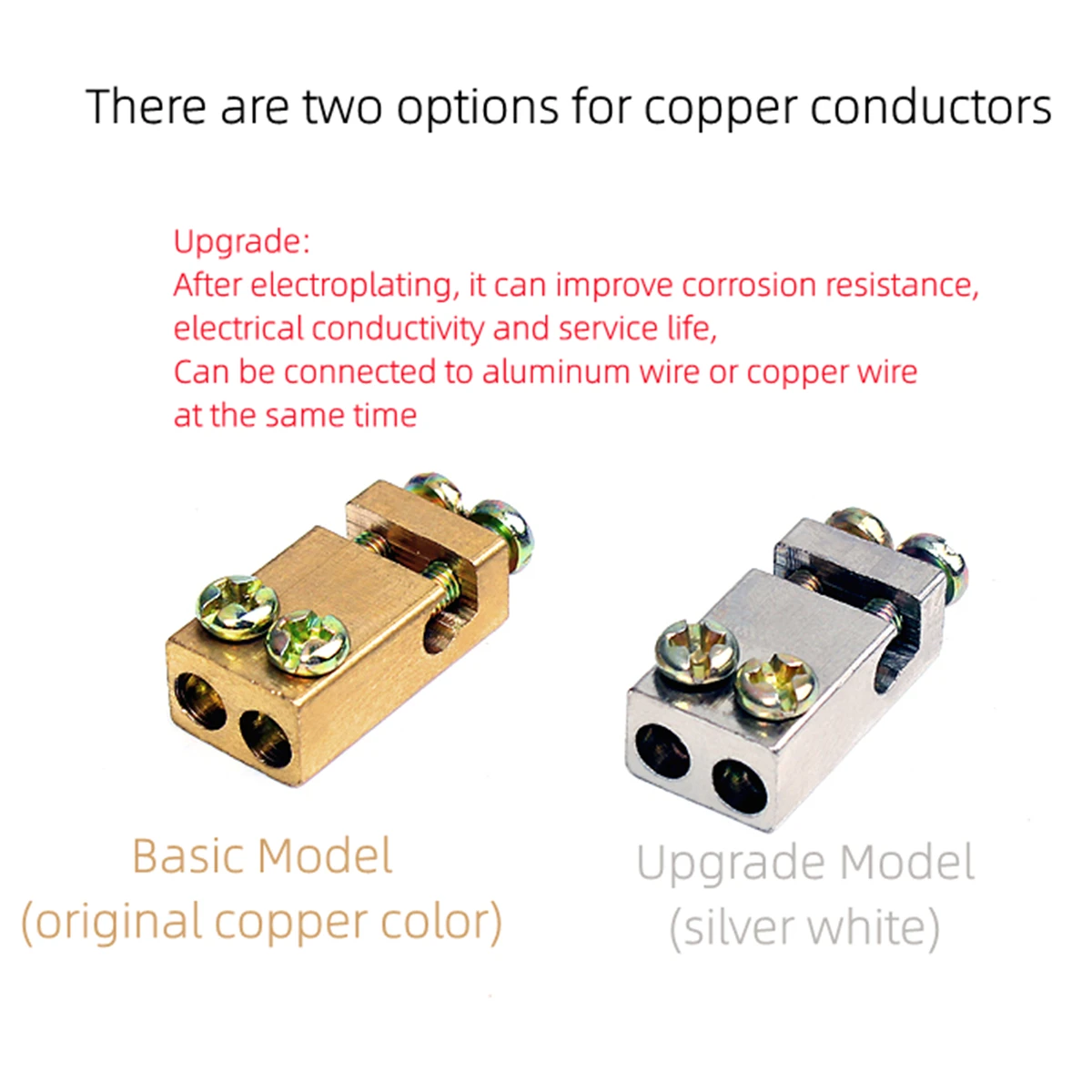 1PC T Line Clamp Terminal Branch Connection Wire Tee Joint Bolt Free High Power ZK-T1 Square Connector