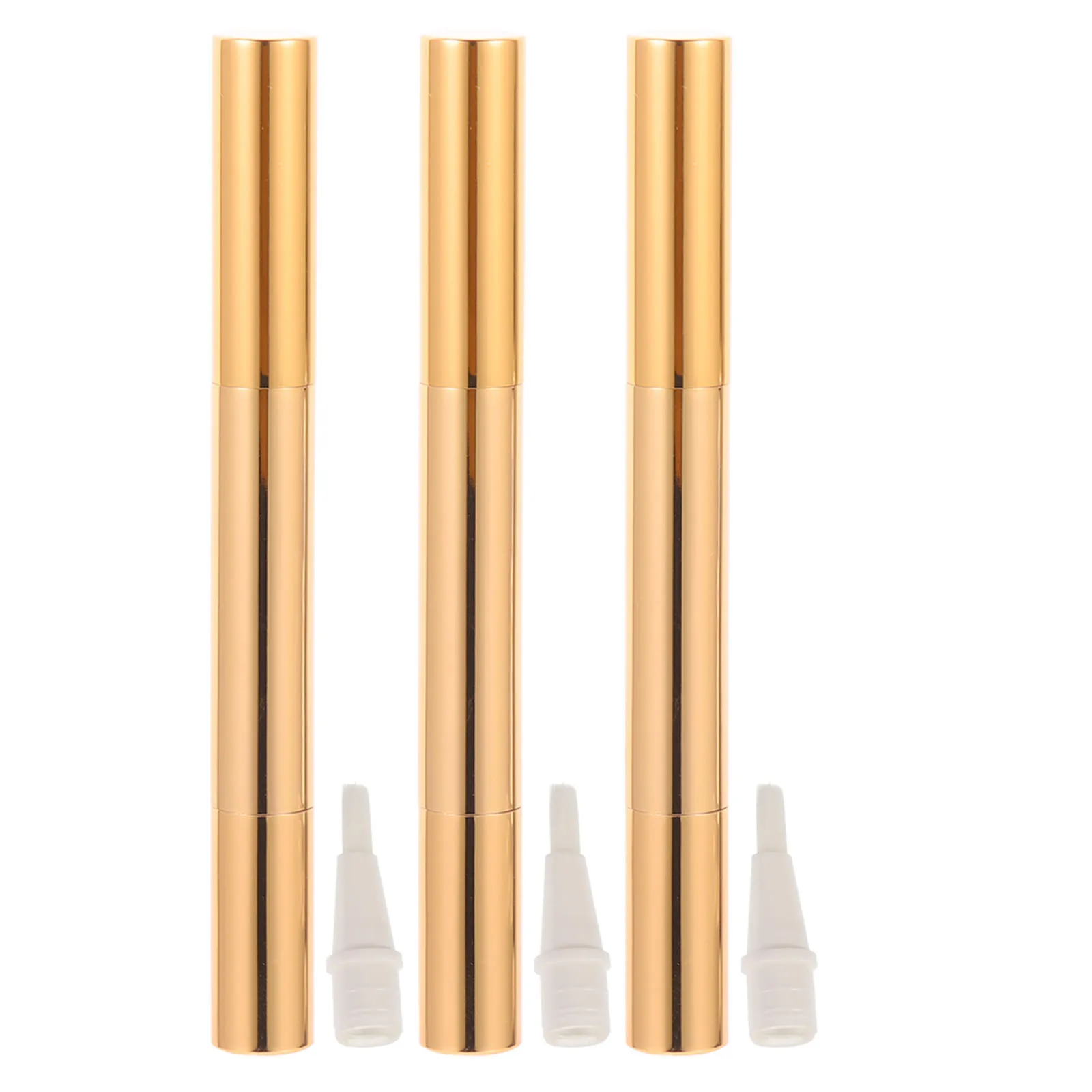 3 قطعة قلم فارغ ملتوي مانيكير توريد مستحضرات التجميل السوائل الحاويات فرشاة القلم المحمولة السفر ماكياج التبعي