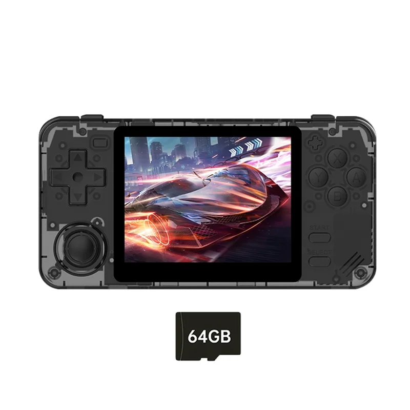 RGB10X وحدة تحكم بجهاز لعب محمول 64 جيجابايت 3.5 بوصة IPS شاشة مفتوحة المصدر ل GBC GBA PSP NDS محاكي لعبة فيديو وحدة التحكم B