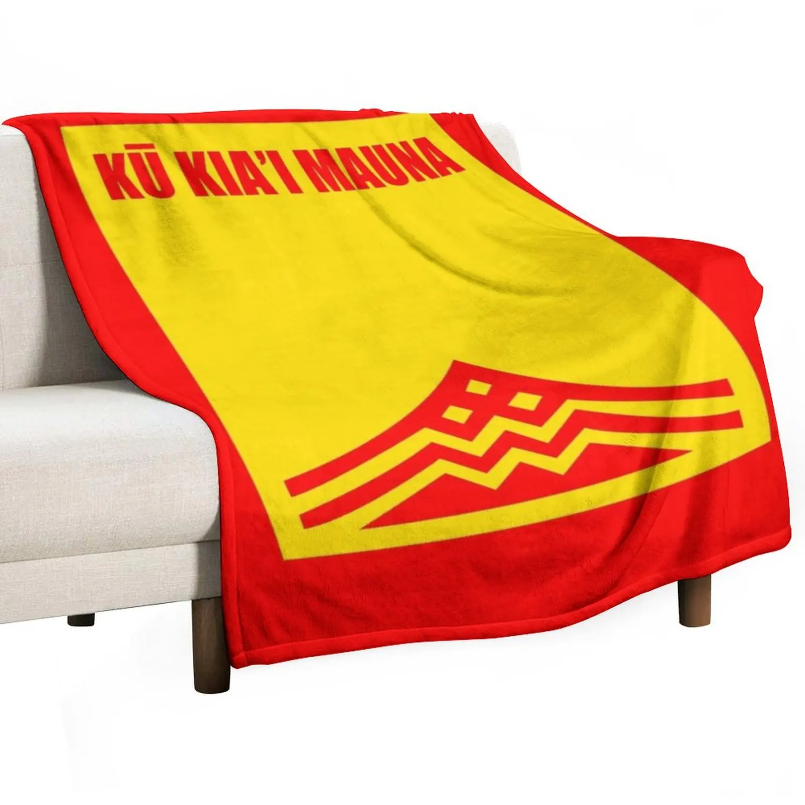 Kupuna Flag Ku Kiai Mauna Shirt Protect Defend Kanaka Maoli Kea Stop TMT Throw Blanket Plush christmas gifts Cute Plaid Blankets