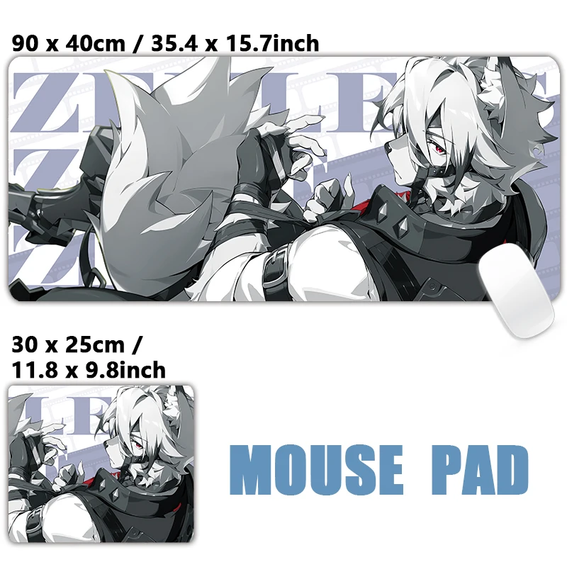 Zenless Zone Zero Mouse Pad ZZZ Nicole Von Lycaon Ellen Zhu Yuan Hoshimi Miyabi Soldier 11 XXL Large Mousepad Keyboard Mats