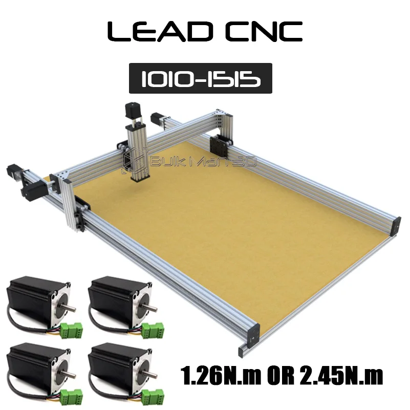 20%off BulkMan 3D LEAD CNC Machine Mechanical Kit 4 Axis Screw Driven DIY Wood Metal Milling Engraver