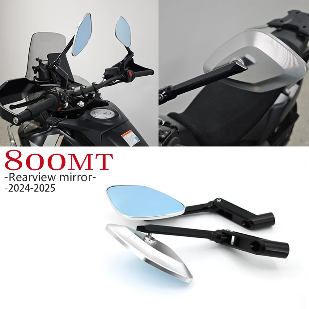 800MT 800mt Motorcycle CNC Side Adjustable Anti-Glare Mirrors For CFMOTO 800 MT Folding Side Mirror Accessories Rearview Mirrors