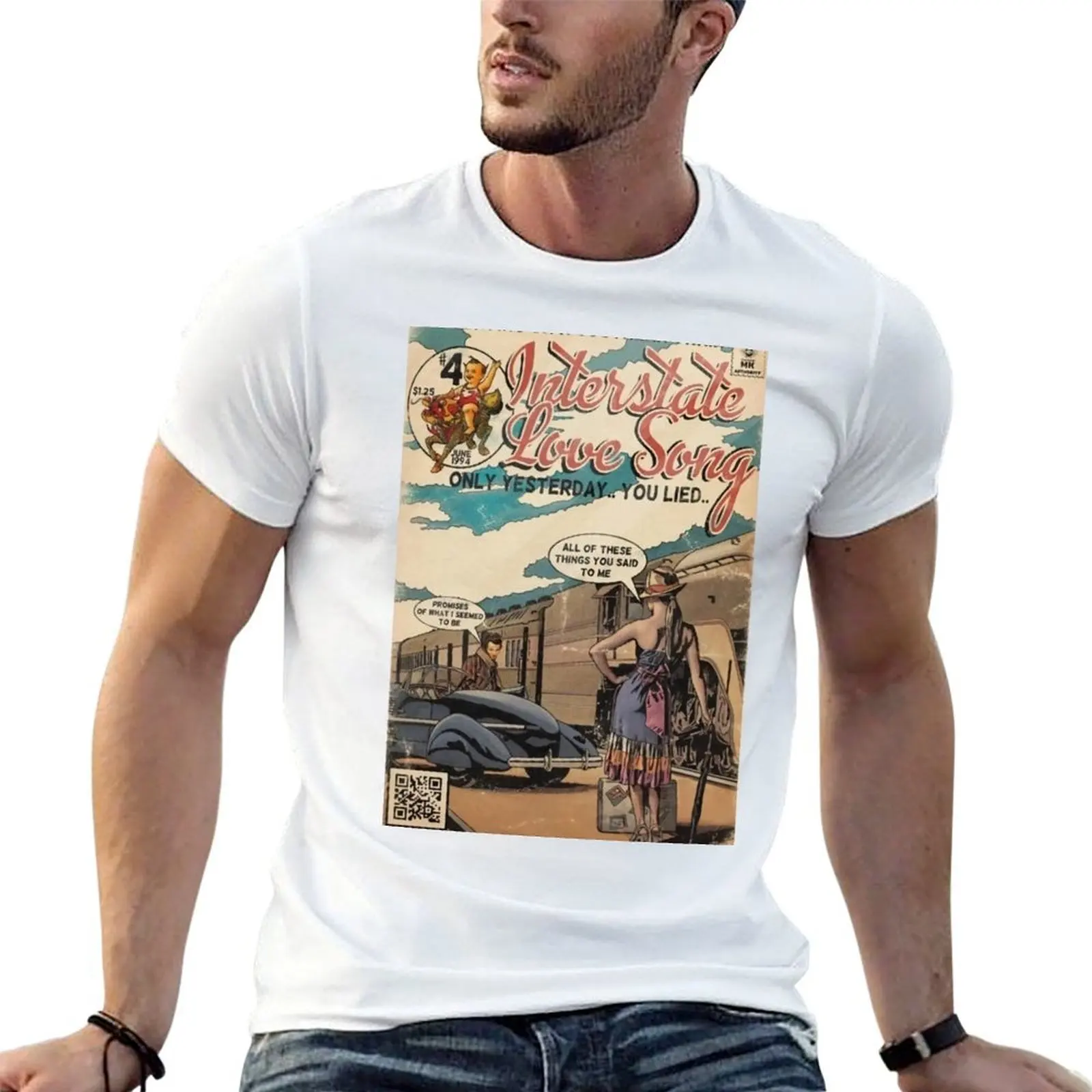 Interstate Love Song T-Shirt kawaii clothes tees men tshirt