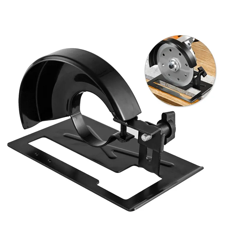Supporto per staffa per smerigliatrice angolare regolabile macchina per il taglio dei metalli supporto per copertura di protezione della Base addensata strumenti per la lavorazione del legno