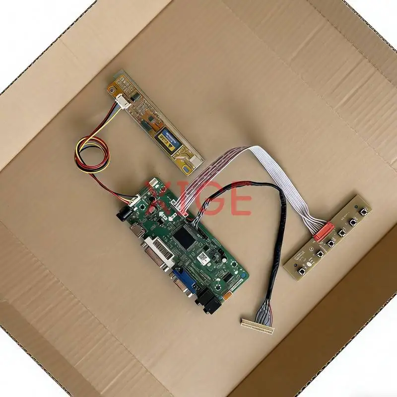 

Matrix Controller Drive Board Fit LQ154M1LW LP171WU1 LP171WU3 LP154WU1 HDMI+DVI+VGA LVDS-30Pin 1CCFL 1920*1200 1920x1200 DIY Kit