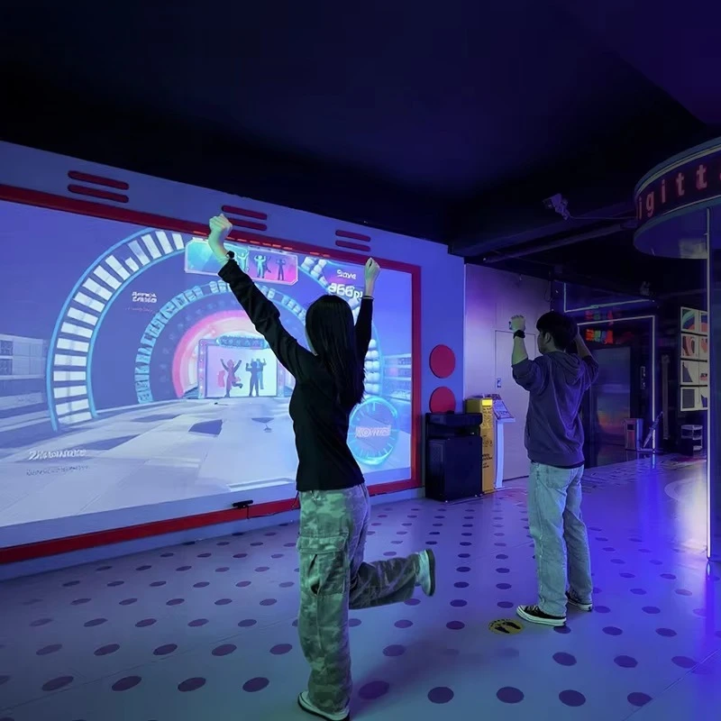 Interactive Sensor Equipment, 2-Player Indoor Motion Games, All-in-1 System, Screen Projection