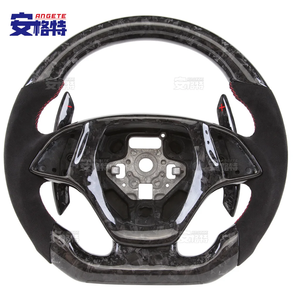 

Applicable to:Custom assembly for Chevrolet Corvette C7 forged carbon fiber car steering wheel modification