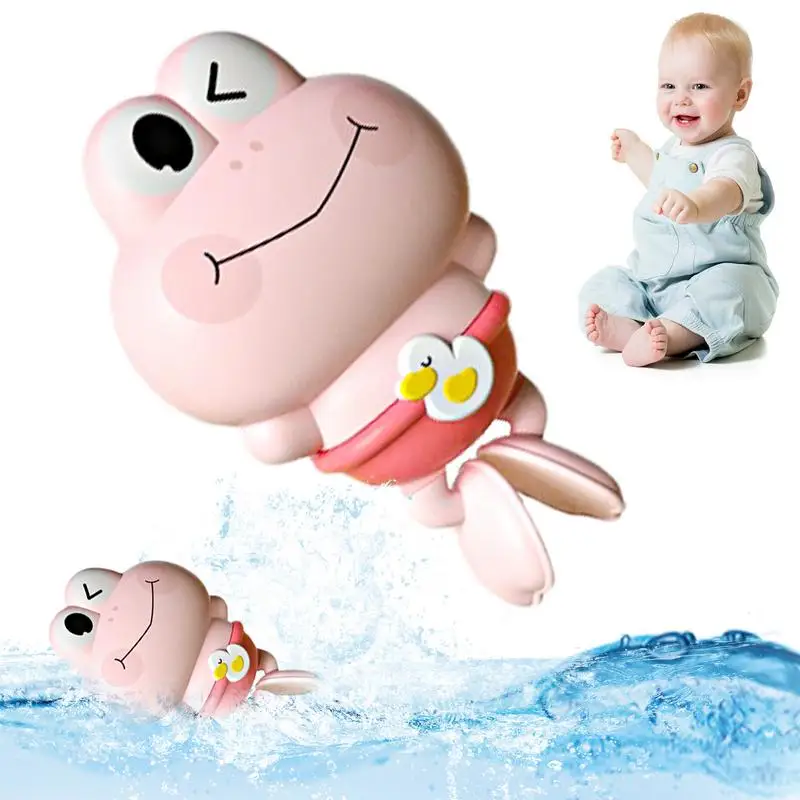 

Bathtub Float Toys Floating Wind-up Bathtub Toys for Boys Creative Little Frog Shape Floating Wind-Up Toys for Bathroom Swimming