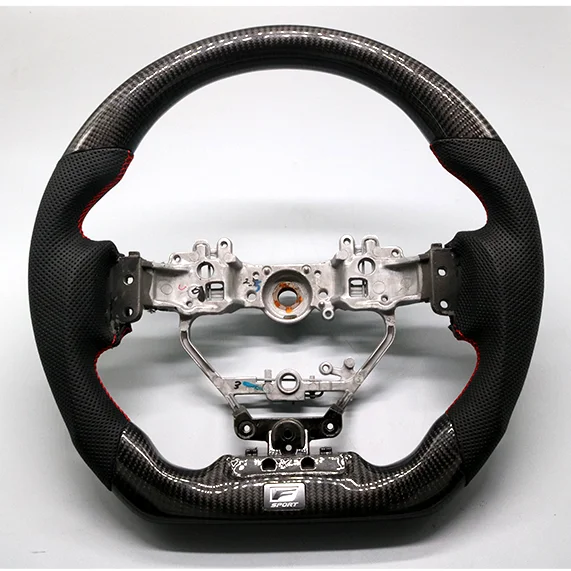 Auto Carbon Fibre Steering Wheel Fit for Lexus LX GS RC F Racing Car Steering Wheel Skeleton