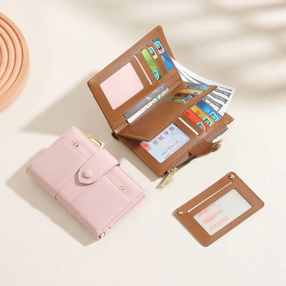 

Portable Card Holder PU Passport Bag Ticket Holder Airplane Check-in Fold Purse Multifunctional Passport Cover Storage Bag Women