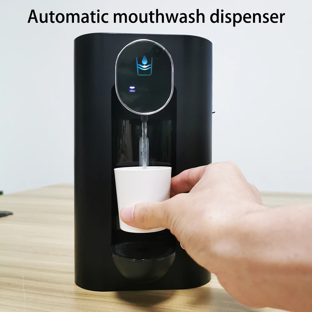 Automatic Mouthwash Machine Liquid Soap Dispenser Chargeable Home and Kitchen Bathroom Accessories Detergent Holder Distributor