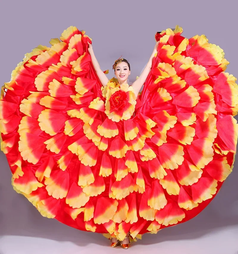 Kostiumy do występów tanecznych Kostiumy sceniczne dla dorosłych Chorus Tance otwierające Spódnice typu swing Spódnice z płatkami Kostiumy Długie spódnice damskie