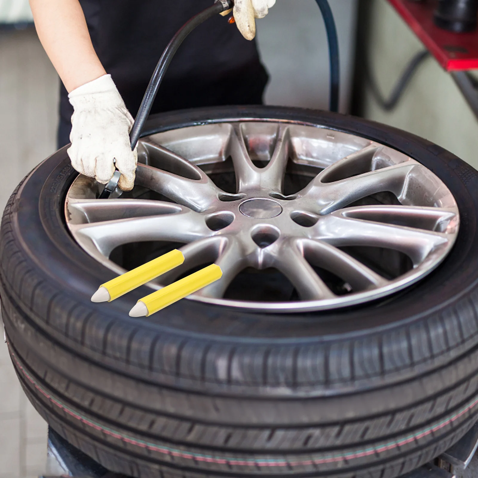 

6 шт. карандаш для ремонта шин, автоаксессуары для автомобиля, маркер для краски автомобиля, мел для обслуживания мел, ручка