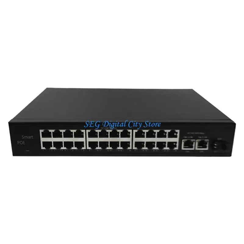 

U75B 48V 250W Powerful POE Switcher 16+2/24+2 Ports For Office Networking