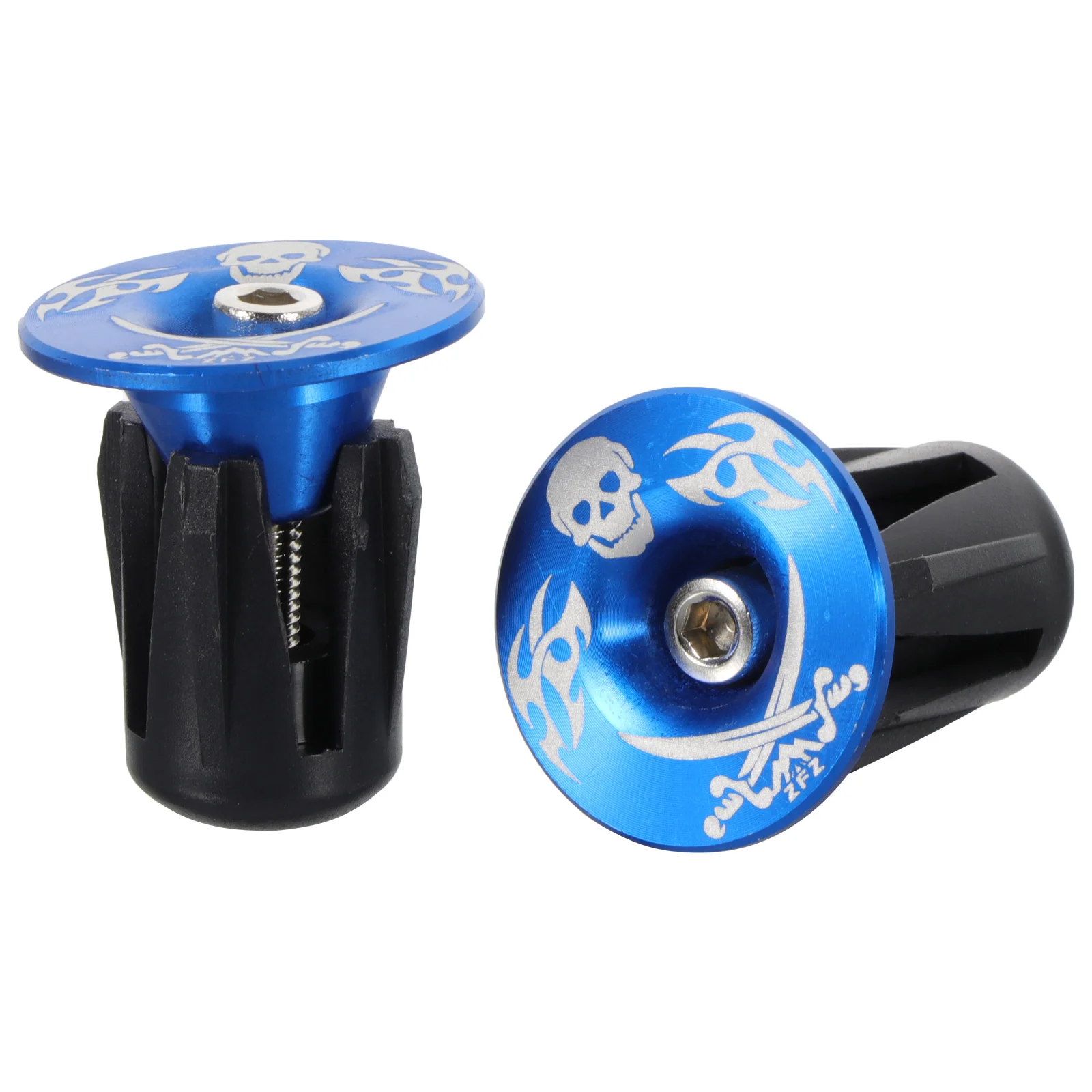 

Bicycle Handlebar Plug Lock Bike Electric Cycling End Plugs Locking Caps Aluminum Alloy