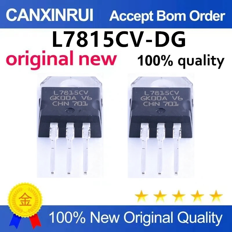 （5pcs10pcs）Brand new original L7815CV-DG TO-220 1.5A/+15V three terminal linear regulator circuit chip