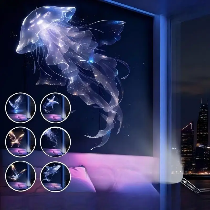 ~USB Starry Sky Projector Light, HD Bright Galaxy Night Light Projector With Multiple Slides, 360° Adjustable Flexible Goosenec