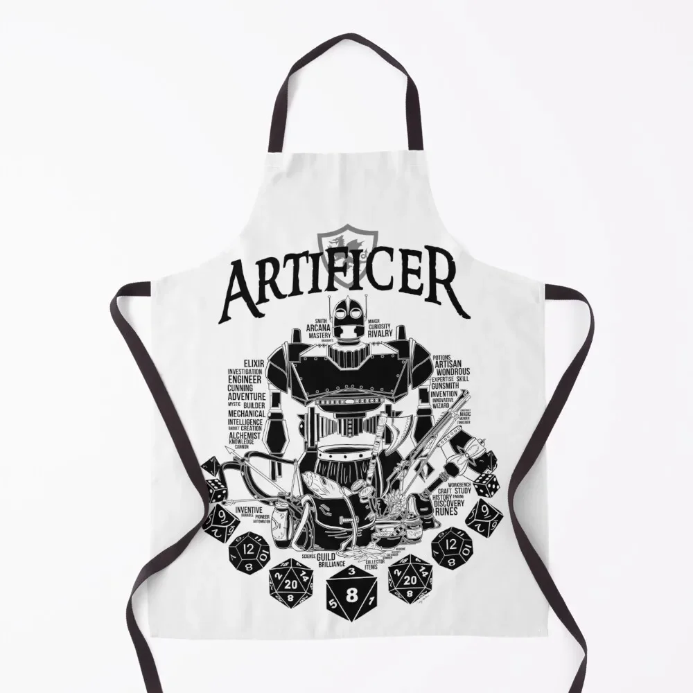 

RPG Class Series: Artificer - Black Version Apron All For Kitchen And Home cleanings Apron