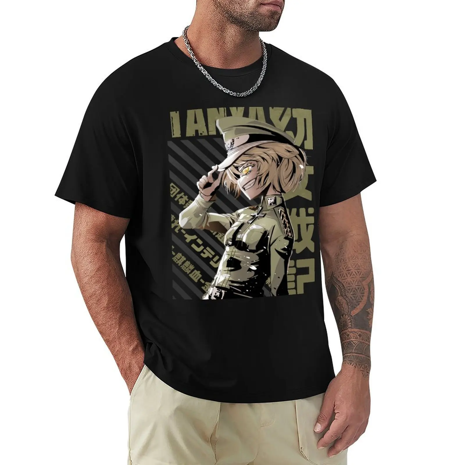 

Youjo Senki - Tanya Degurechaff T-Shirt fashion shirts hippie clothes cotton graphic tees workout shirts for men
