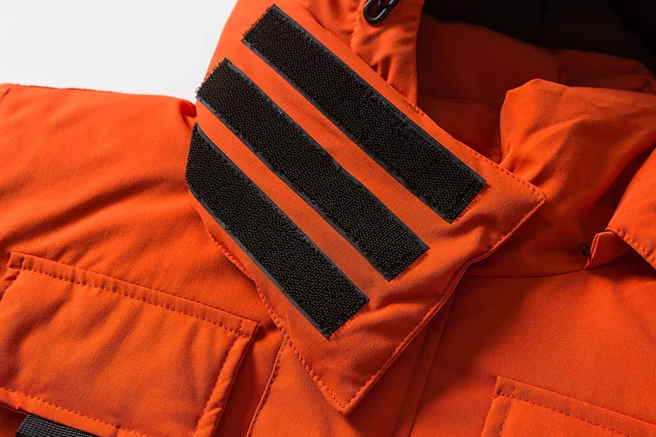 Men's Winter Jackets Thicken Warm Parkas Coats Multi Pockets Mask Caps Padded Jackets Man Winter Parkas Outwear