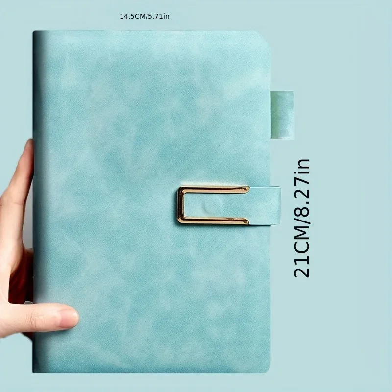 A5 200Page Dorian Paper Thickened Notebook Business PU Soft Leather Horizontal Line Notebook School Office Supplies Lined