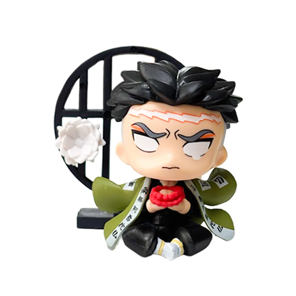 Demon Slayer Tanjiro Kamado Nezuko anime cartoon figuur blinde doos creatieve gepersonaliseerde standbeeld model ornament verrassing geschenkdoos