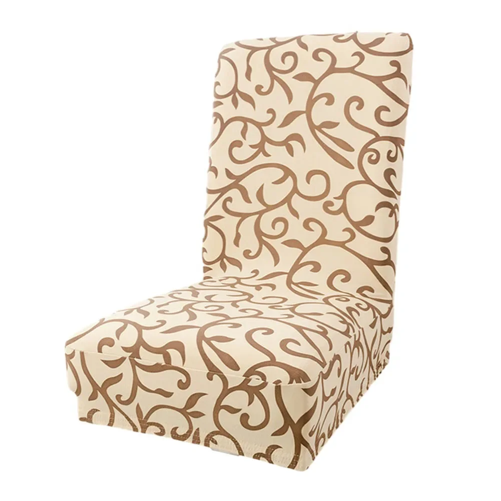 Funda elástica con estampado para silla, cubierta de asiento con estampado Siamés, decoración para silla de hogar, restaurante, banquete