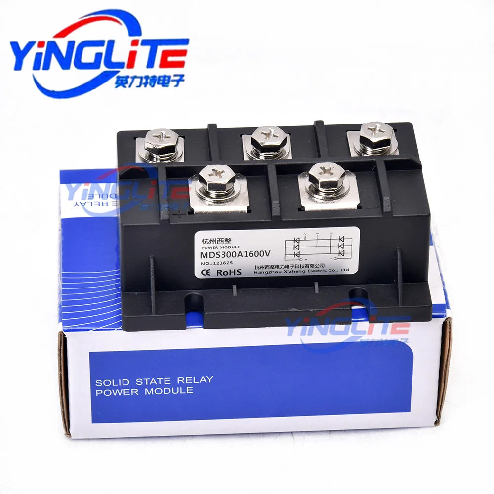MDS100A1600V Three-Phase Rectifier Bridge MDS200-16 300A 400A DC Module