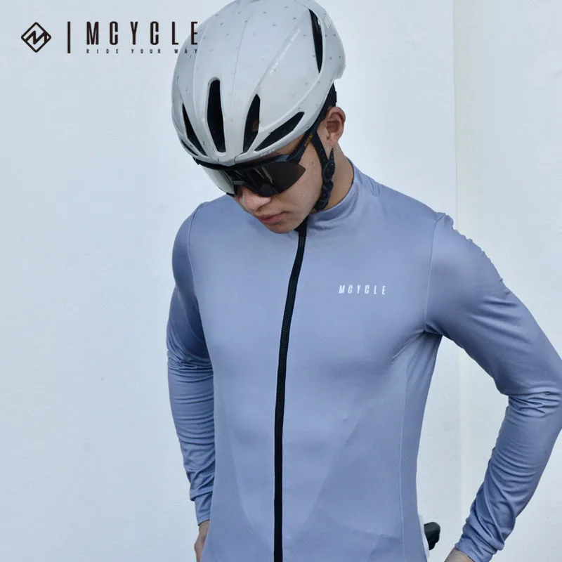 Mcycle Hot Sales Men's Winter Cycling Bike Jacket Windproof Bicycle Jacket Coat Fleece Thermal Long Sleeve Cycling Jerseys