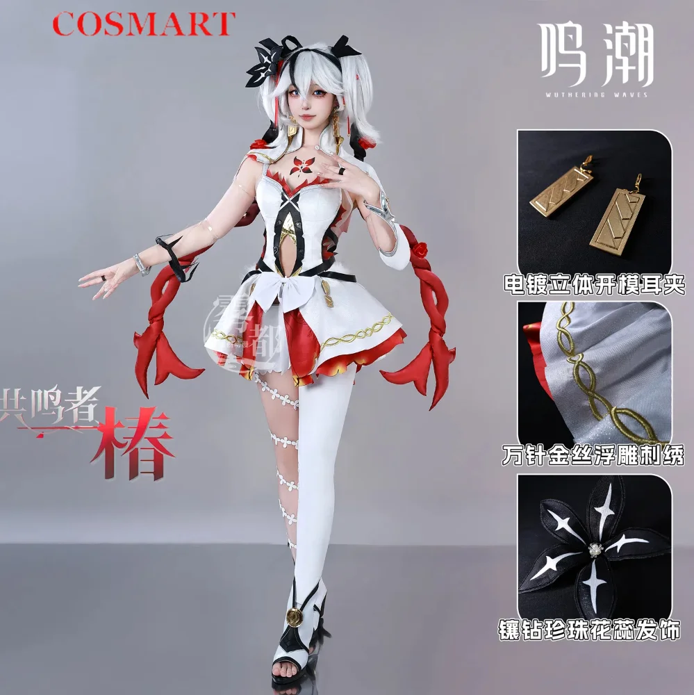 COSMART Wuthering Waves Camellya Cosplay Costume Cos Game Anime Party Uniform Hallowen Play Role Clothes Clothing