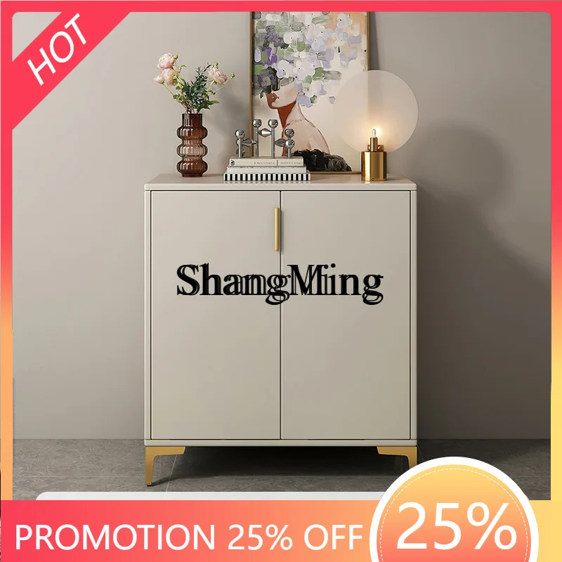 

FG New Cream Style Shoe Cabinet Entrance Hallway Entryway Cabinet Wall-Mounted Integrated Storage Partition Cabinet
