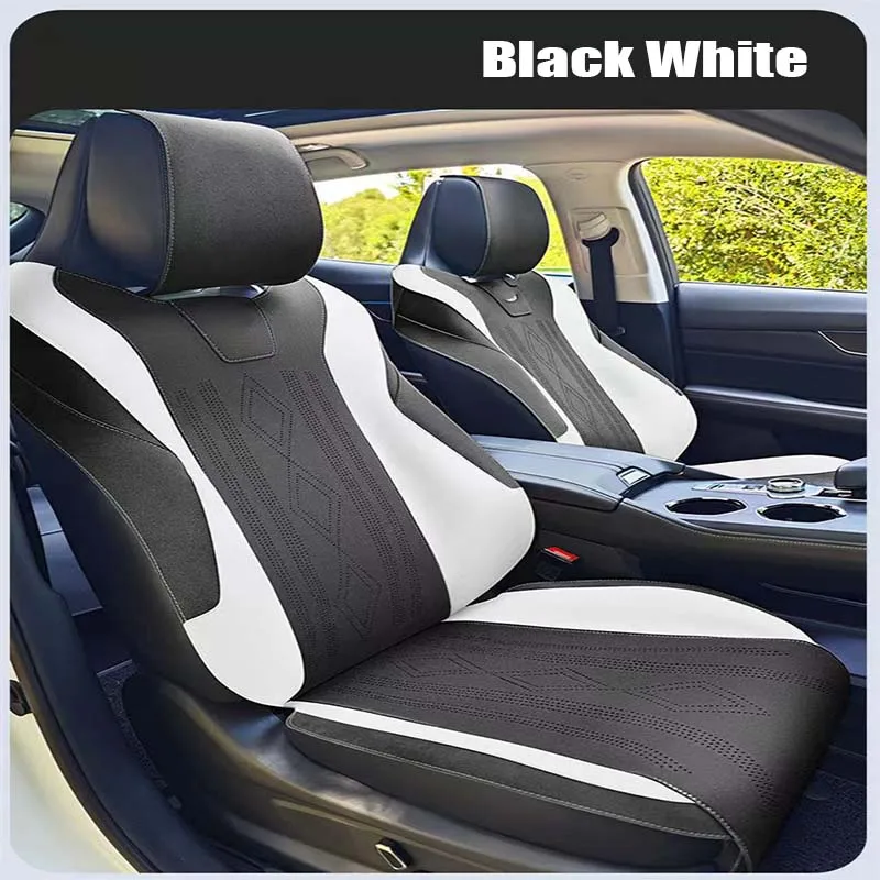 Custom Fit Car Accessories Suede Saddle Seat Cushion Pad Half Covered For Changan UNI-K UNIK UNI K 2020 2021 2022~2023