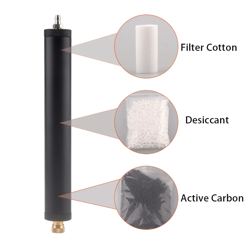 Imagem -03 - Bomba Separador de Umidade Pneumática Compressor Filtro Cilindro de Gás Estação de Recarga Mergulho Softair Acessórios de Filtro de ar de Mergulho 30mpa
